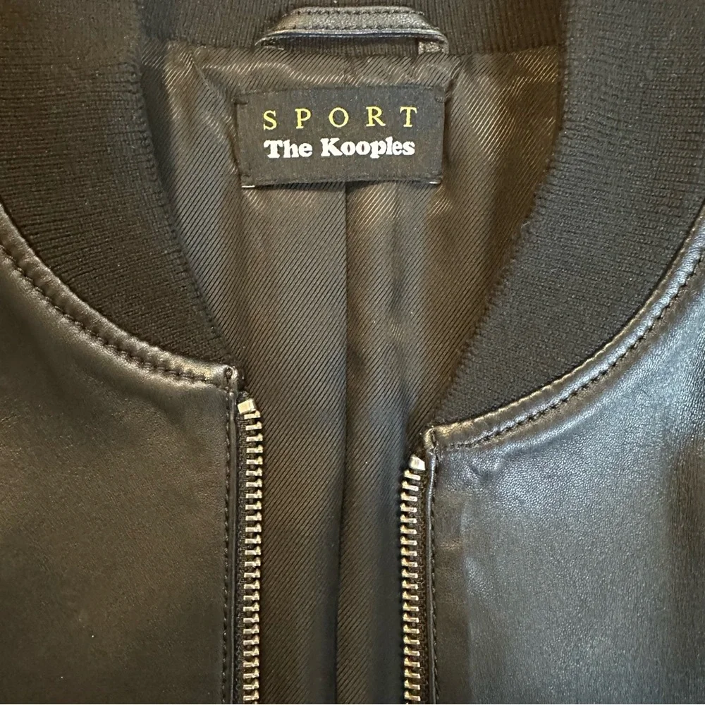 The Kooples Teddy Leather Varsity Jacket - Picture 5 of 13